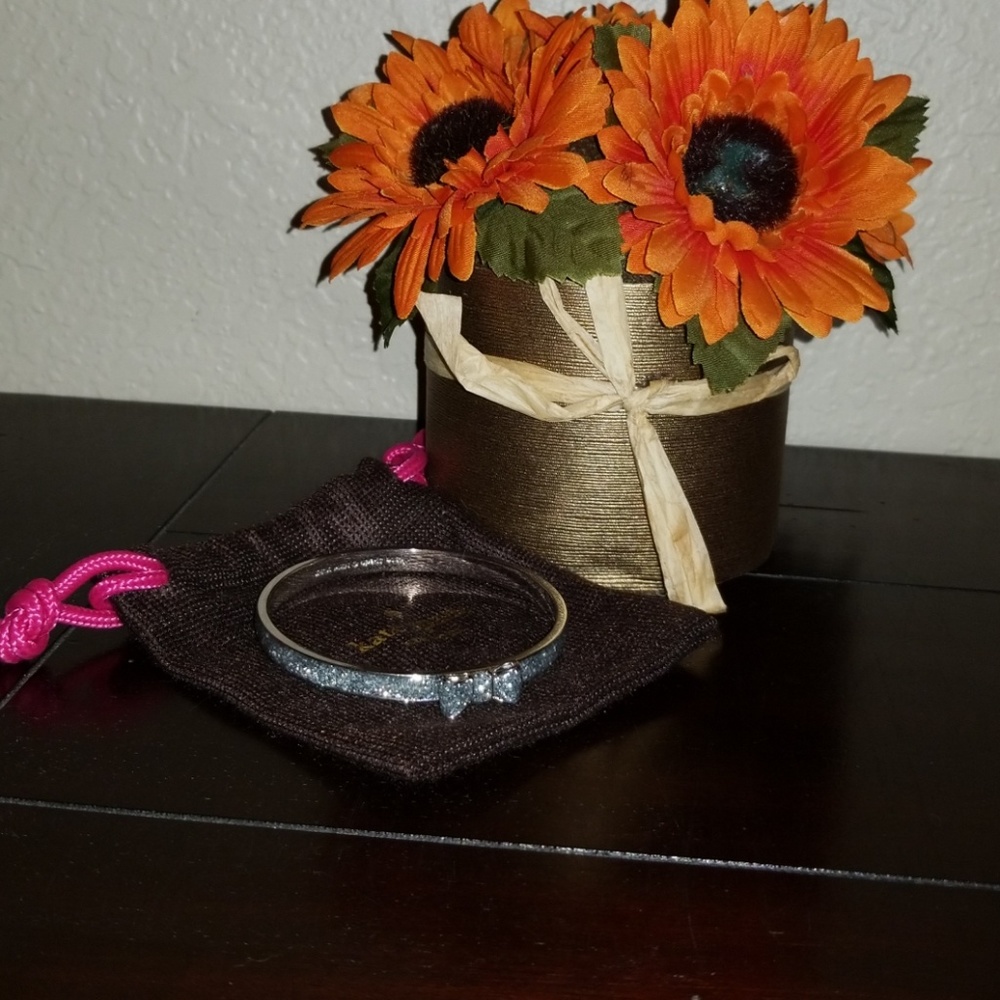 Kate Spade silver bow bracelet